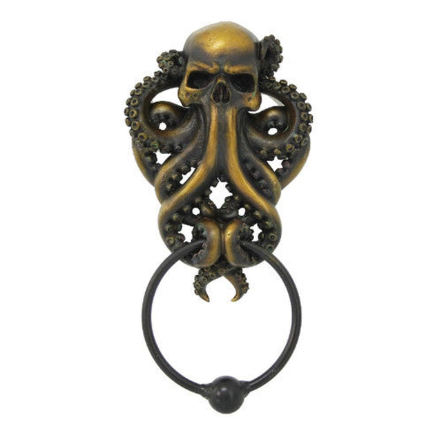 9.25" Octopus Skull Door Knocker - Magick Magick.com