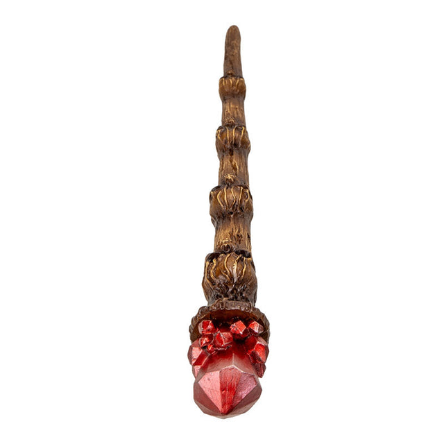 9.3" Skull Crystal Magic Wand - Magick Magick.com