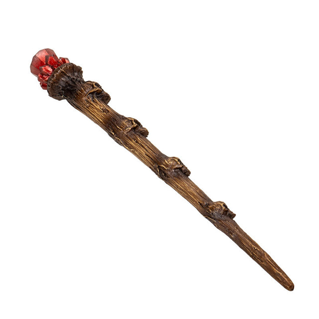 9.3" Skull Crystal Magic Wand - Magick Magick.com