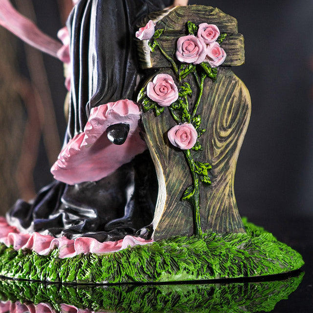 9.4" Anne Stokes Dragon Statue - Elegant Pink - Magick Magick.com