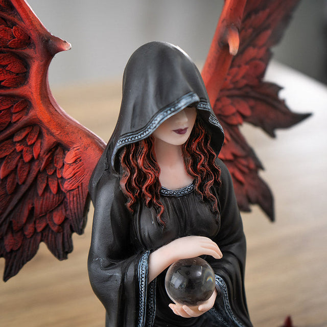 9.45" Gothic Dark Angel Statue - Magick Magick.com