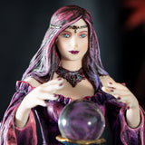 9.6" Anne Stokes Statue - Crystal Ball Witch - Magick Magick.com