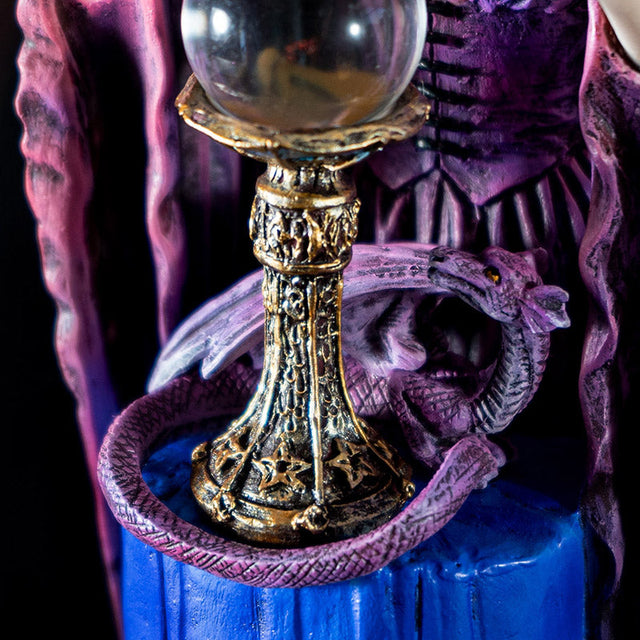 9.6" Anne Stokes Statue - Crystal Ball Witch - Magick Magick.com