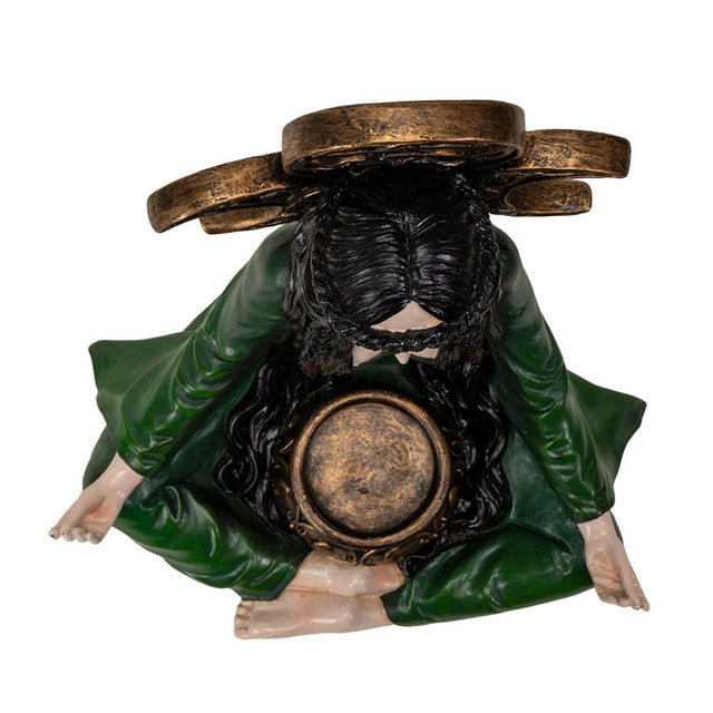 9.65" Meditating Witch Votive Candle Holder - Magick Magick.com