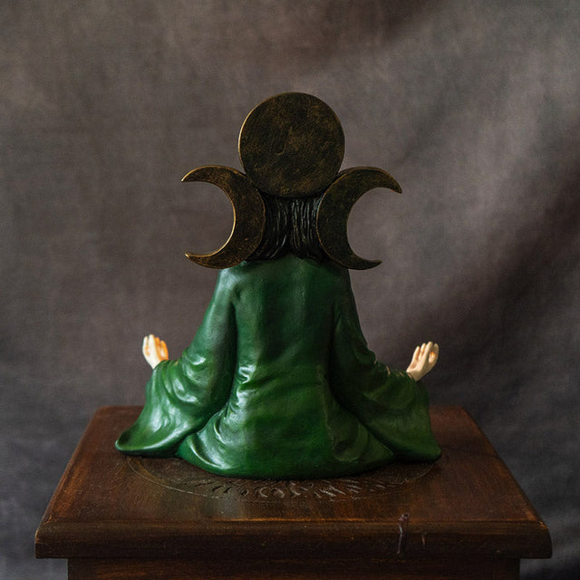 9.65" Meditating Witch Votive Candle Holder - Magick Magick.com