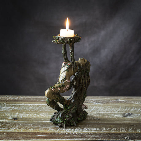 9.7" Ent Tree Lady Tealight Candle Holder - Magick Magick.com
