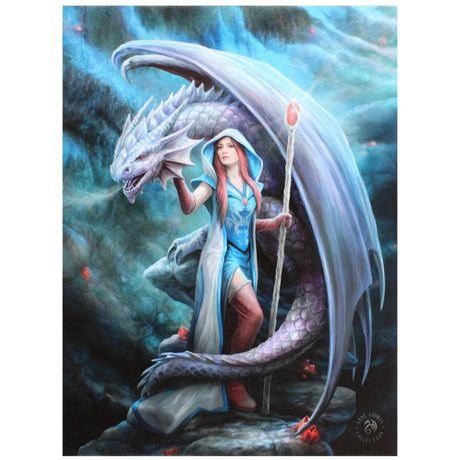 9.8" Anne Stokes Canvas Print - Dragon's Mae - Magick Magick.com