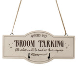 9.8" Broom Parking Sign - Magick Magick.com