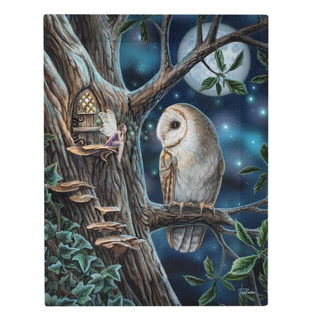 9.8" Lisa Parker Canvas Print - Fairy Tales Owl - Magick Magick.com