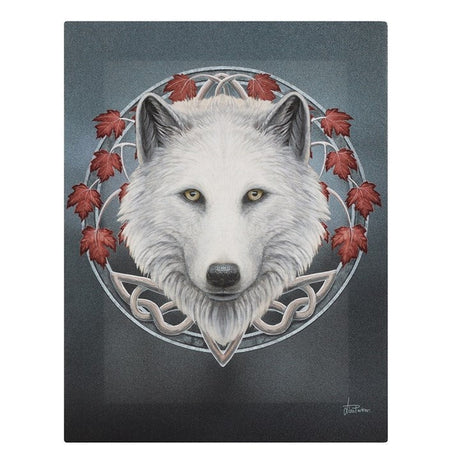 9.8" Lisa Parker Canvas Print - Guardian of the Fall Wolf - Magick Magick.com