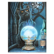 9.8" Lisa Parker Canvas Print - The Witches Apprentice Cat - Magick Magick.com
