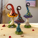 9.8" Magic Mushroom Statues (Set of 3) - Magick Magick.com