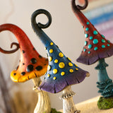 9.8" Magic Mushroom Statues (Set of 3) - Magick Magick.com