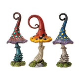 9.8" Magic Mushroom Statues (Set of 3) - Magick Magick.com