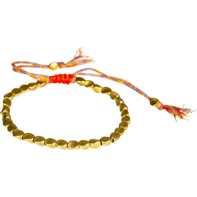 Adjustable Copper Beads Tibetan Healing Luck Bracelet - Magick Magick.com