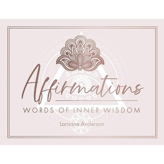 Affirmations Deck: Words of Inner Wisdom Mini Cards by Lorriane Anderson - Magick Magick.com