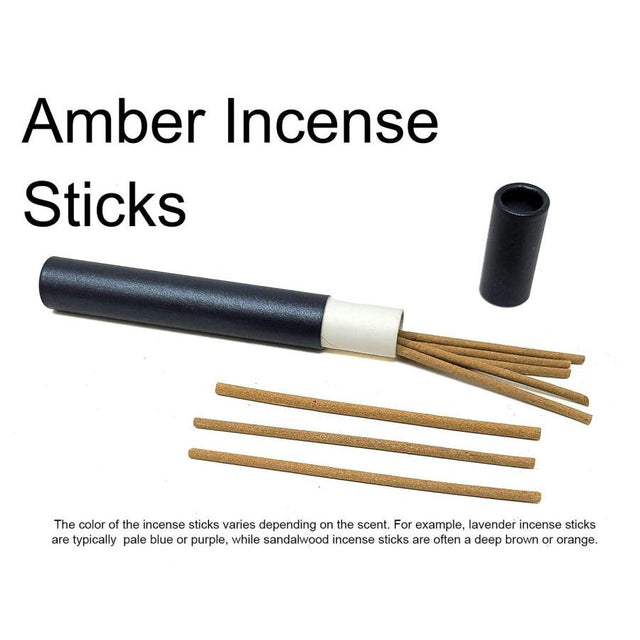 Amber Incense Gift Set with Incense Burner & Storage Container - Magick Magick.com