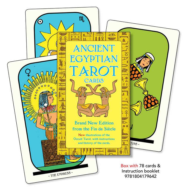 Ancient Egyptian Tarot Card Pack by Robert Falconnier, Comte C. de Saint-German - Magick Magick.com