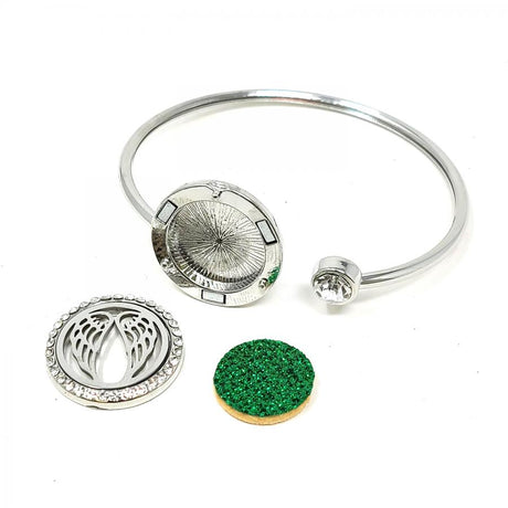 Angel Wings Bracelet with Aromatherapy Diffuser - Magick Magick.com