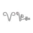 Aries Astrology Stud Sterling Silver Earrings - Magick Magick.com