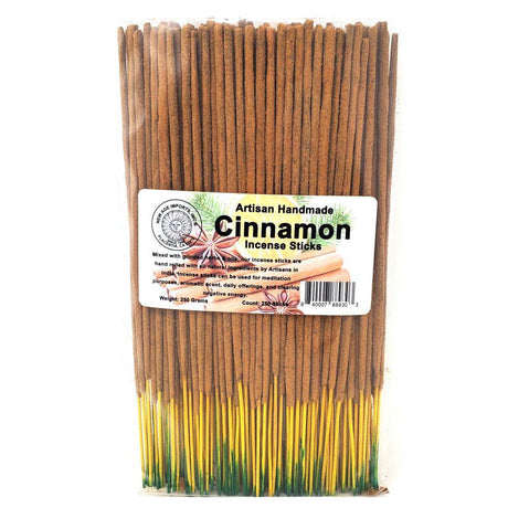 Artisan Handmade Cinnamon Incense Sticks (250 Pack) - Magick Magick.com