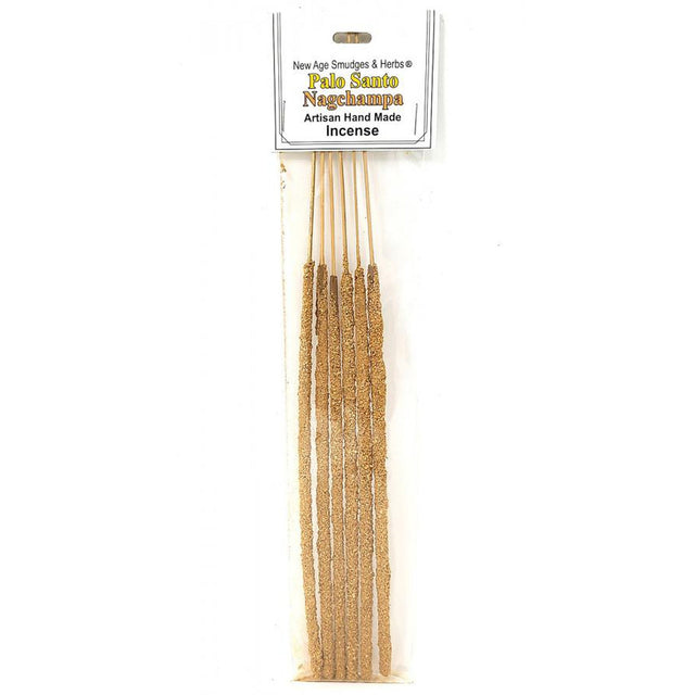 Artisan Handmade Incense Sticks - Nag Champa & Palo Santo (6 Pack) - Magick Magick.com