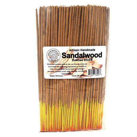 Artisan Handmade Sandalwood Incense Sticks (250 Pack) - Magick Magick.com