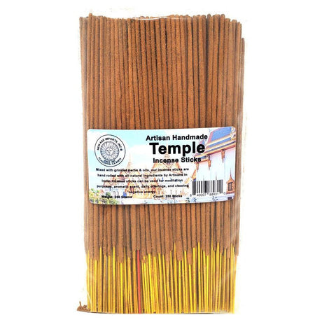 Artisan Handmade Temple Incense Sticks (250 Pack) - Magick Magick.com