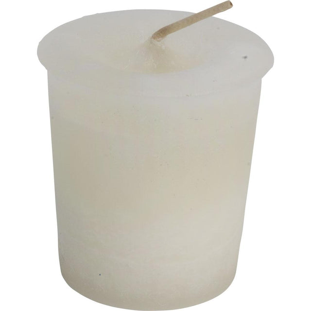 Astral Journey Herbal Reiki Charged Votive Candle - Cream - Magick Magick.com