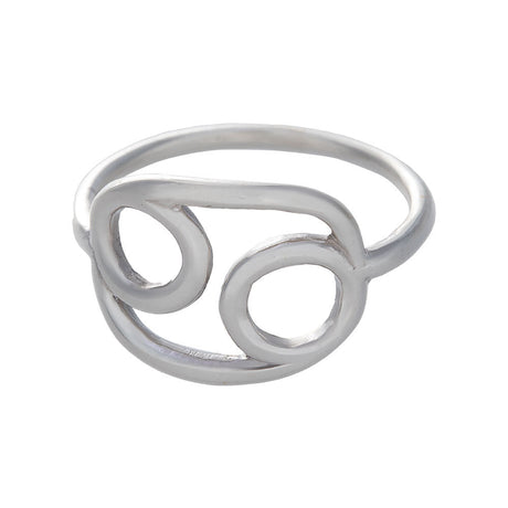 Astrology Cancer Sterling Silver Ring - Magick Magick.com