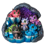 Baby Dragon Statues with Den (Set of 6) - Magick Magick.com