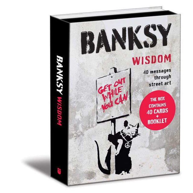 Banksy Wisdom Deck: 40 Messages Through Street Art by Giulia Manzi, Sabina De Gregori - Magick Magick.com