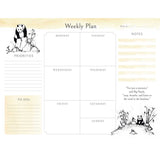 Big Panda and Tiny Dragon Weekly Planner Notepad by James Norbury - Magick Magick.com