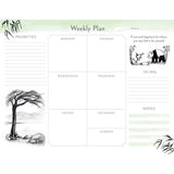 Big Panda and Tiny Dragon Weekly Planner Notepad by James Norbury - Magick Magick.com