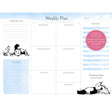 Big Panda and Tiny Dragon Weekly Planner Notepad by James Norbury - Magick Magick.com