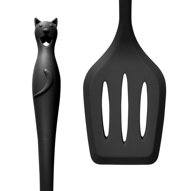 Black Cat Kitchen Utensils - Slotted Spatula - Magick Magick.com