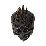 Black and Gold Bullet Skull Statue - Magick Magick.com