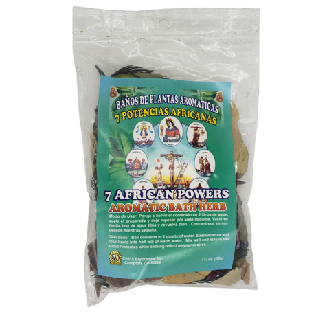 Brybradan Aromatic Bath Herbs - 7 African Power - Magick Magick.com