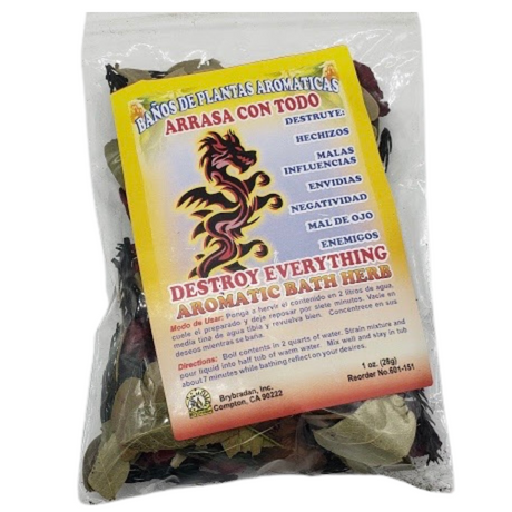 Brybradan Aromatic Bath Herbs - Destroy Everything - Magick Magick.com