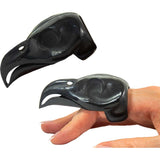 Buffalo Horn Hand Carved Ring - Raven Skull - Magick Magick.com