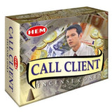 Call Clients HEM Cone Incense (10 Cones) - Magick Magick.com