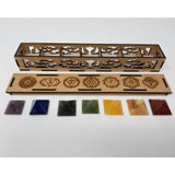 Chakra Gemstone Pyramid Set with Box (Set of 7) - Magick Magick.com