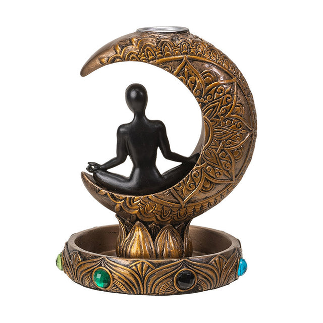 Chakra Moon Backflow Incense Burner - Magick Magick.com