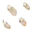 Citrine Silver Electroplated Gemstone Pendant - Magick Magick.com