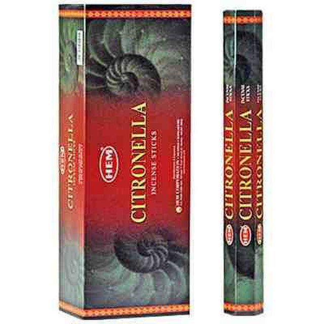 Citronella HEM Incense Stick 20 Pack - Magick Magick.com