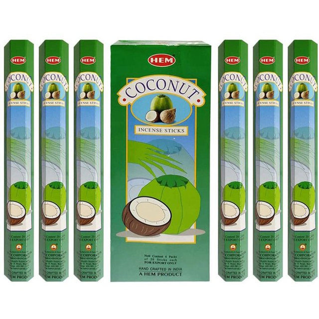 Coconut HEM Incense Stick 20 Pack - Magick Magick.com