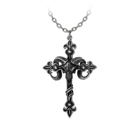 Cross of Baphomet Necklace - Magick Magick.com