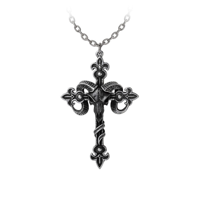 Cross of Baphomet Necklace - Magick Magick.com