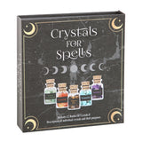 Crystals for Spells Chip Bottle Set (Set of 12) - Magick Magick.com