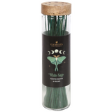 Dark Forest White Sage Glass Incense with Burner (30 Sticks) - Magick Magick.com